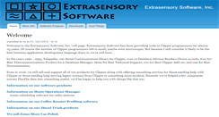 Desktop Screenshot of extrasensory.com