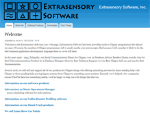 Tablet Screenshot of extrasensory.com